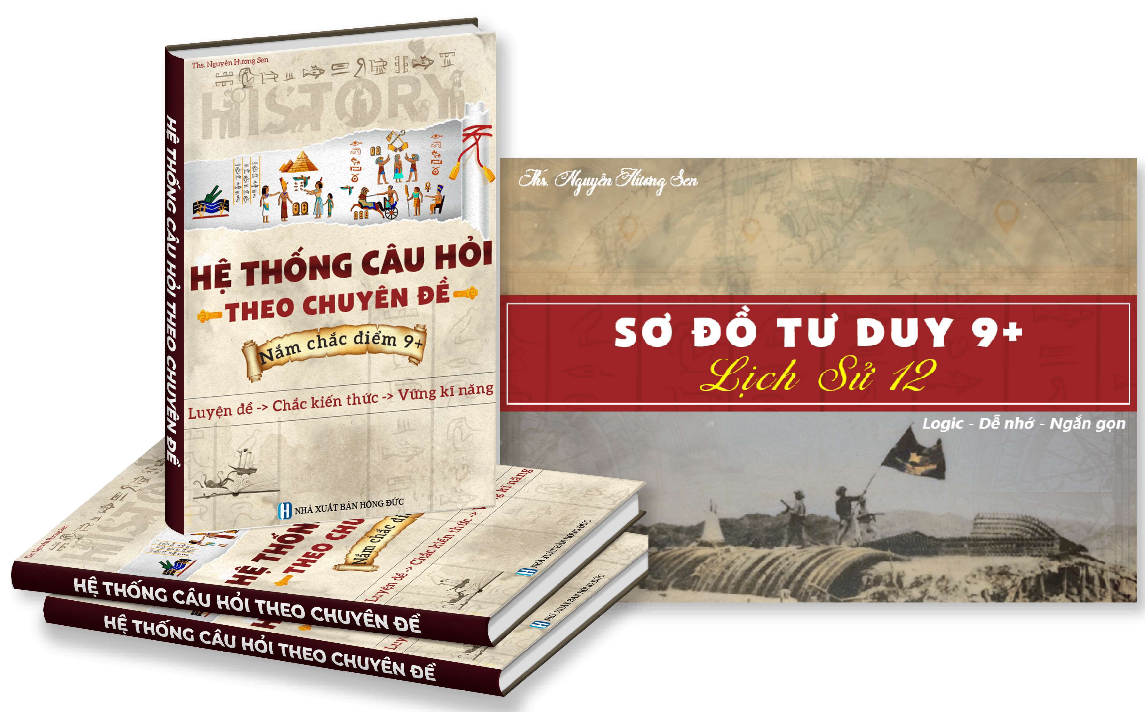 COMBO SÁCH SỬ CÔ NGUYỄN HƯƠNG SEN