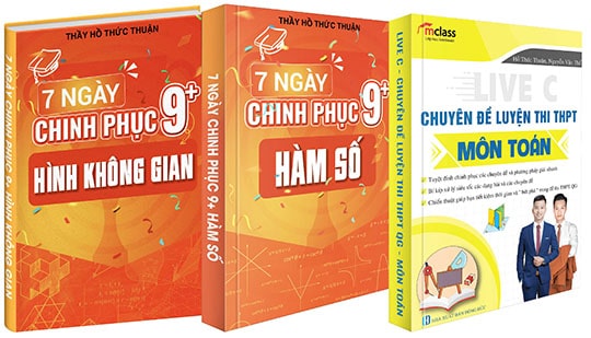 COMBO SÁCH TOÁN THẦY HỒ THỨC THUẬN