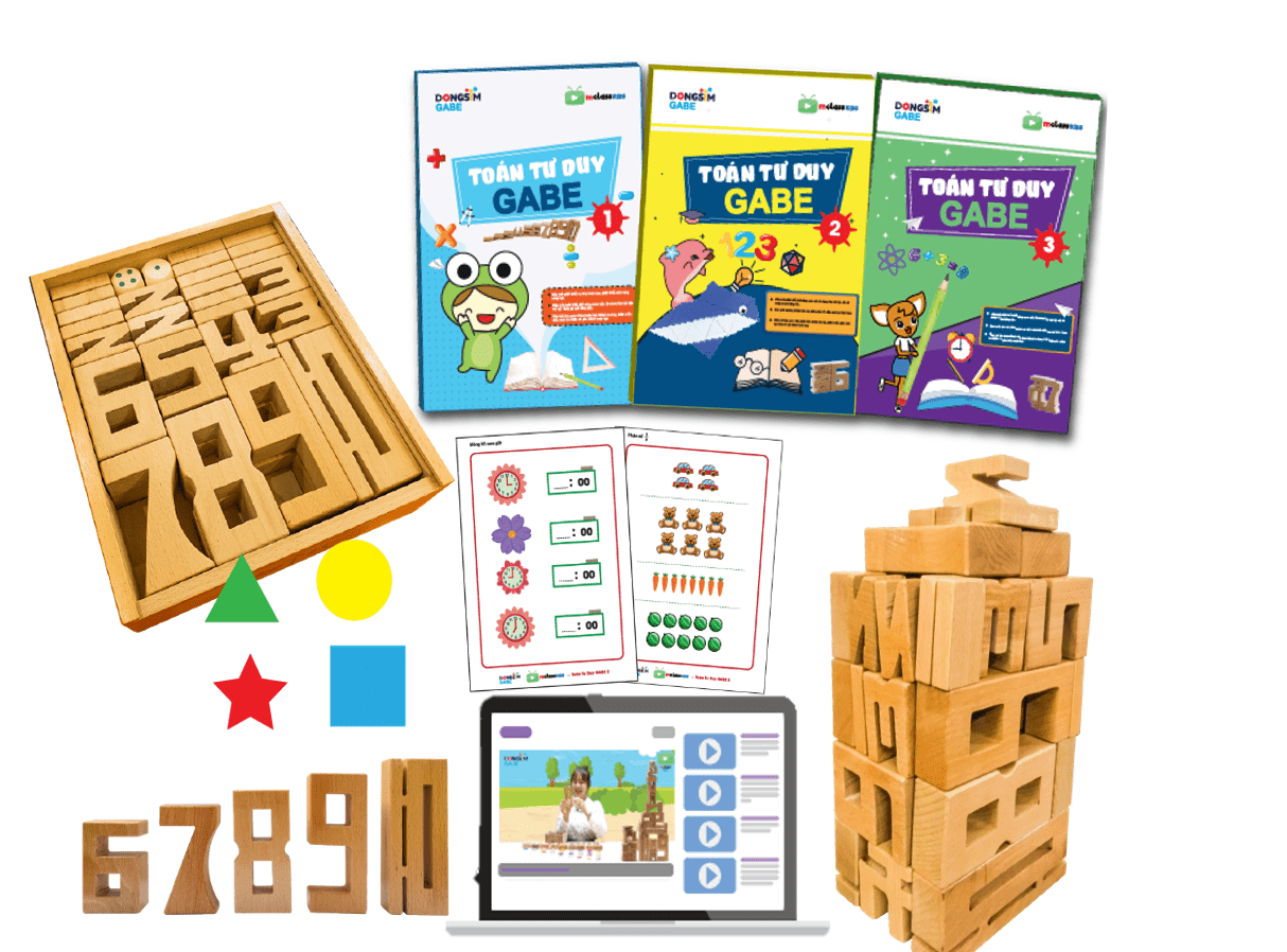 COMBO KHÓA HỌC 1+2+3+GABE MATH
